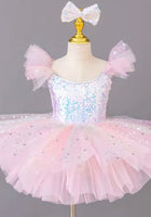 Load image into Gallery viewer, Ballerina Glitter Sparkle Luxe Tulle Tutu Leotard - Pink - Fox Baby &amp; Co
