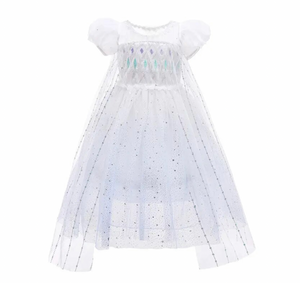 White Snow Princess Birthday Party Dress (Pre order)