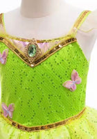 Load image into Gallery viewer, Enchanting Tinkerbell Luxe Fairy Princess Dress &amp; matching Wings - Fox Baby &amp; Co
