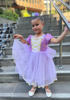 Load image into Gallery viewer, Classic Purple Princess Birthday Luxe Party Dress Costume - Fox Baby &amp; Co
