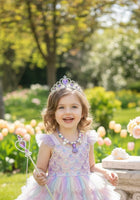 Load image into Gallery viewer, Mermaid Rainbow Bow Princess Party Dress - Fox Baby &amp; Co
