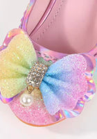 Load image into Gallery viewer, Little Girls My First High Heel Bow Princess Birthday Girl Shoe (pre order) - Fox Baby &amp; Co
