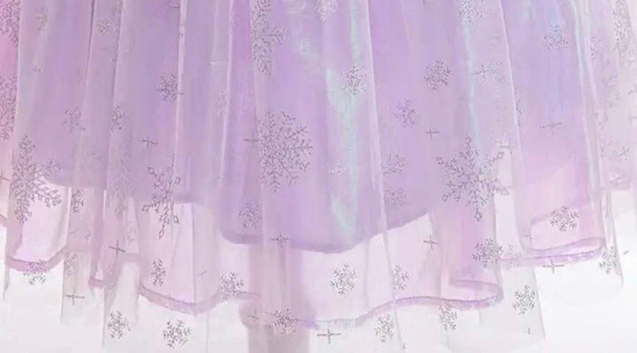 Purple Shimmer Princess Party Dress Costume with cape - Fox Baby & Co