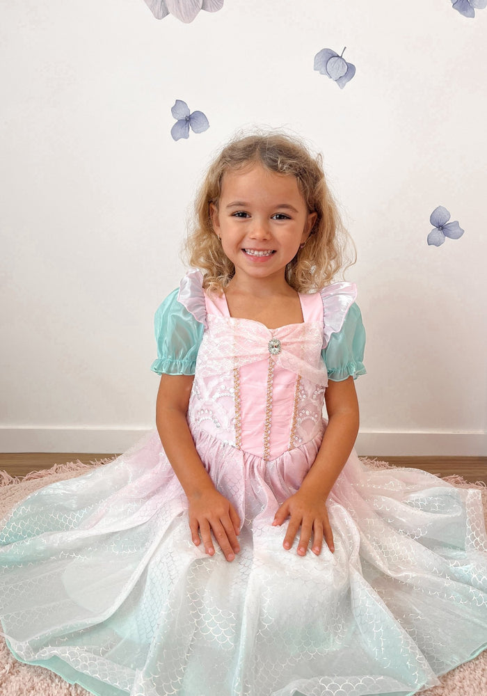 Rainbow Pastel Mermaid Princess Party Dress Costume - Fox Baby & Co