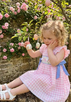 Load image into Gallery viewer, Easter Gingham Bow Dress - Pink - Fox Baby &amp; Co
