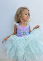 Load image into Gallery viewer, Mermaid Luxe Princess Birthday Party Dress
