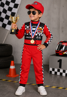 Load image into Gallery viewer, Race Car Driver Boy Costume Set
