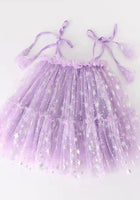 Load image into Gallery viewer, Sparkle Snow Princess Kids little Girls Tulle Dress - Purple - Fox Baby &amp; Co
