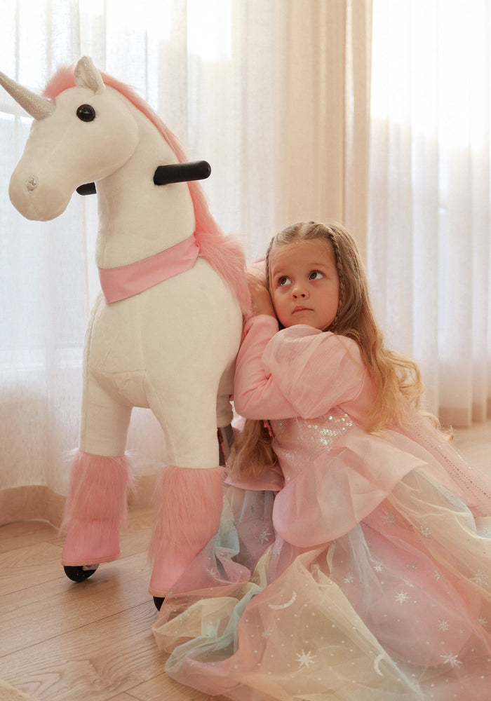 Fairyfloss Rainbow Princess Party Dress Long Sleeve & cape - Fox Baby & Co