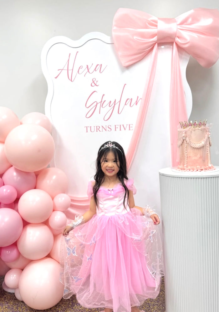Aurora Butterfly Bliss Pink Princess Dress - Fox Baby & Co