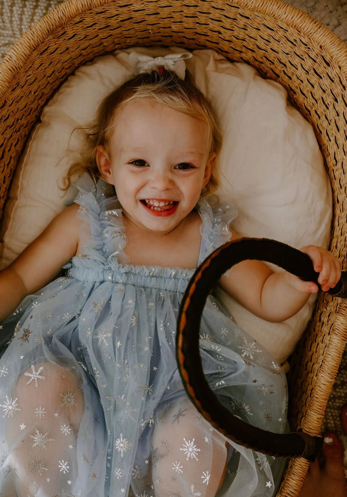 1st Birthday Kids little girls Elsa Tulle Fairy Birthday Dress - Blue - Fox Baby & Co