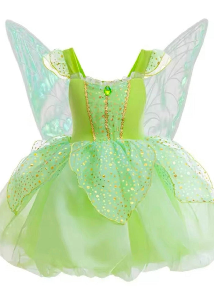 NEW Tinker Fairy Princess Dress & matching Wings - Fox Baby & Co