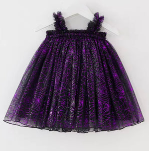Little Girls Halloween Treat or TrickTulle Dress (pre order)