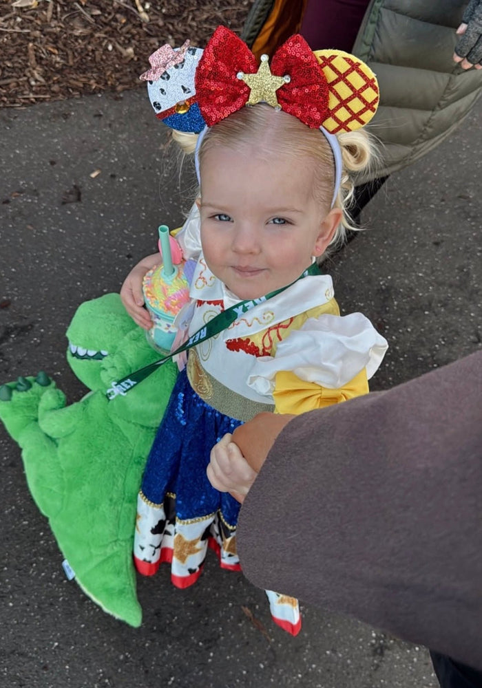 Jessie Cowgirl Princess Costume Dress & Headband (pre order) - Fox Baby & Co