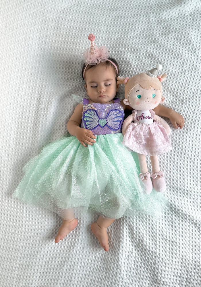Mini Baby Mermaid Luxe Princess Birthday Party Dress - Fox Baby & Co