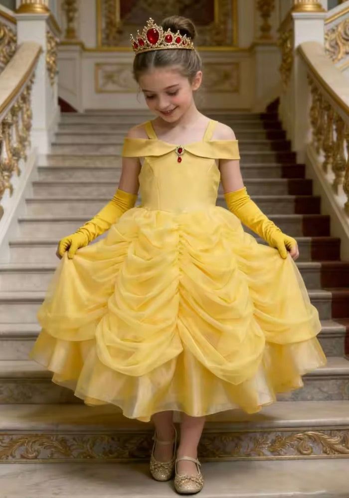 Classic Belle Luxe Princess Party Dress Costume - Fox Baby & Co