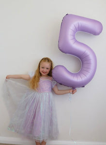 Purple Shimmer Princess Party Dress Costume & Jewellery Set - Fox Baby & Co