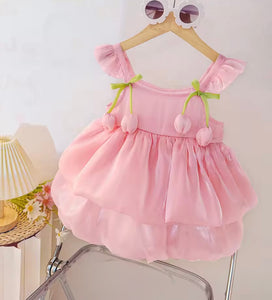 Spring Tulip Puff Frill Dress (pre order)
