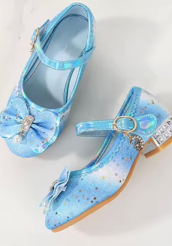 Little Girls My First High Heel Bow Princess Birthday Girl Shoe (pre order) - Fox Baby & Co