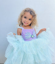Mermaid Luxe Princess Birthday Party Dress