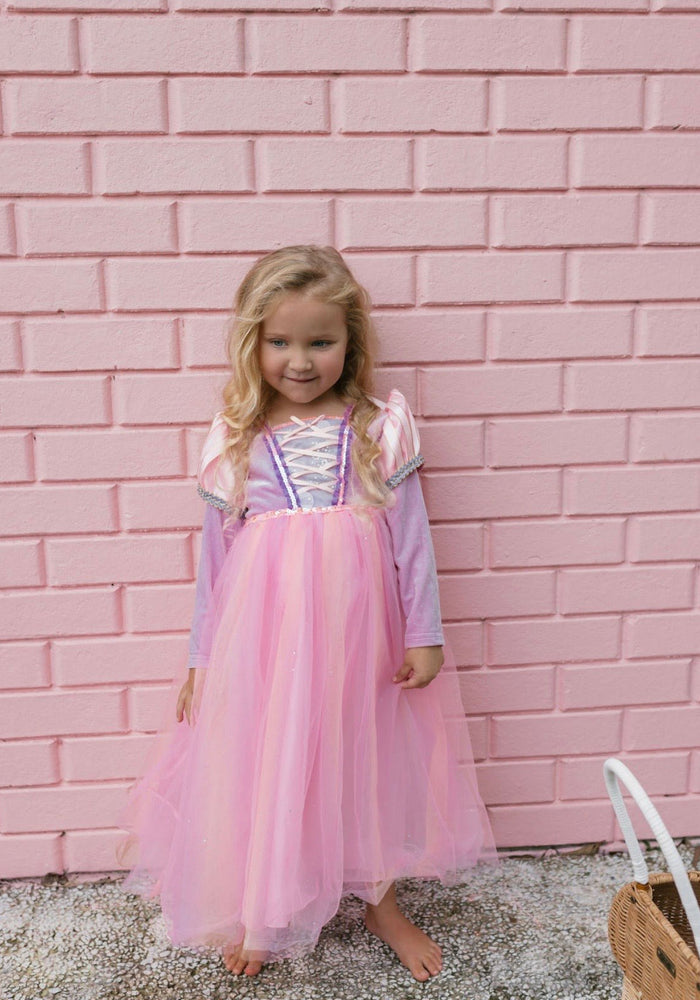 Enchanted Rapunzel Purple Princess Long Sleeve Party Dress Costume - Fox Baby & Co