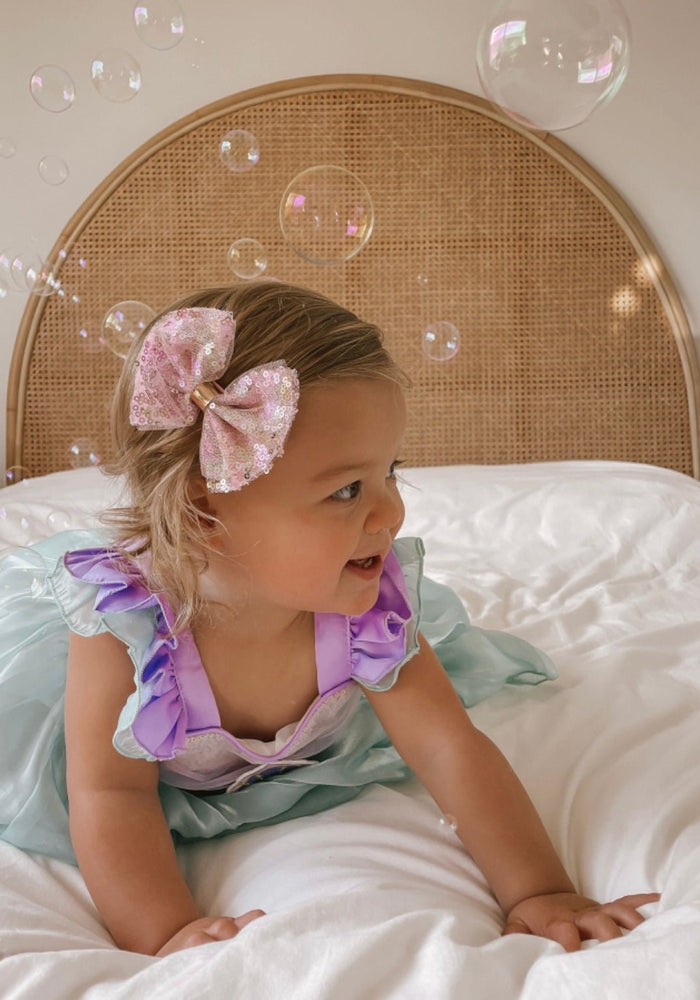 Seashell Mermaid Girls Birthday Party Dress - Fox Baby & Co