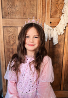 Load image into Gallery viewer, Tiara Gold Birthday Crown - Pink
