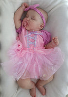 Load image into Gallery viewer, Baby Girls Violet Rapunzel Tutu Tulle Romper with bow - Fox Baby &amp; Co
