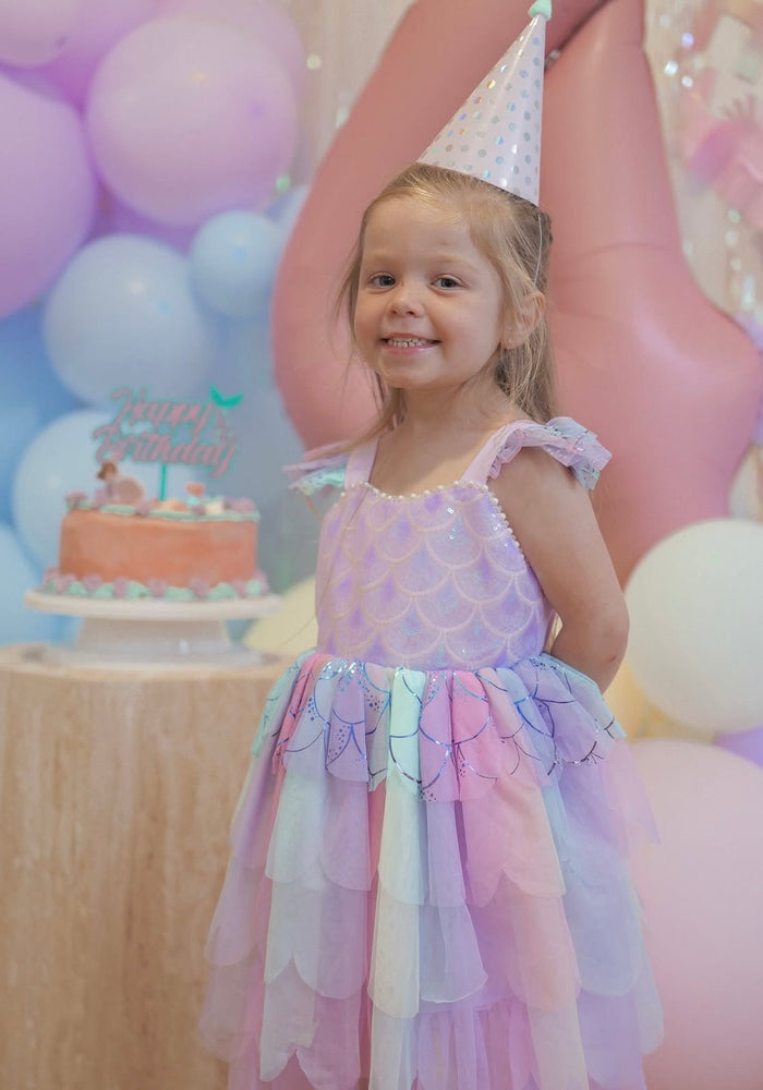 Fairyfloss Mermaid Princess Birthday Party Dress - Fox Baby & Co