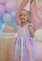 Load image into Gallery viewer, Fairyfloss Mermaid Princess Birthday Party Dress - Fox Baby &amp; Co
