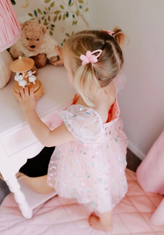 Butterfly Pink Sequins Clip Set - Fox Baby & Co