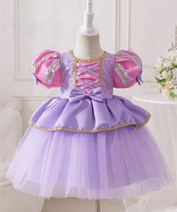 Mini Baby Rapunzel Luxe Princess Birthday Party Dress - Fox Baby & Co