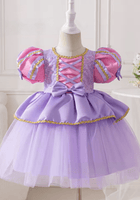 Load image into Gallery viewer, Mini Baby Rapunzel Luxe Princess Birthday Party Dress - Fox Baby &amp; Co
