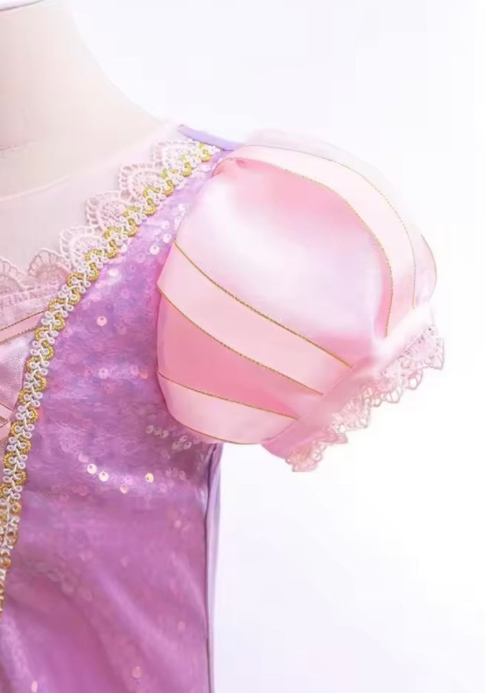 Sparkle Rapunzel Princess Birthday Party Dress Costume