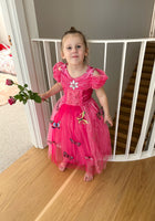 Load image into Gallery viewer, Pink Aurora Butterfly Princess Party Dress Costume &amp; Jewellery Set - Fox Baby &amp; Co
