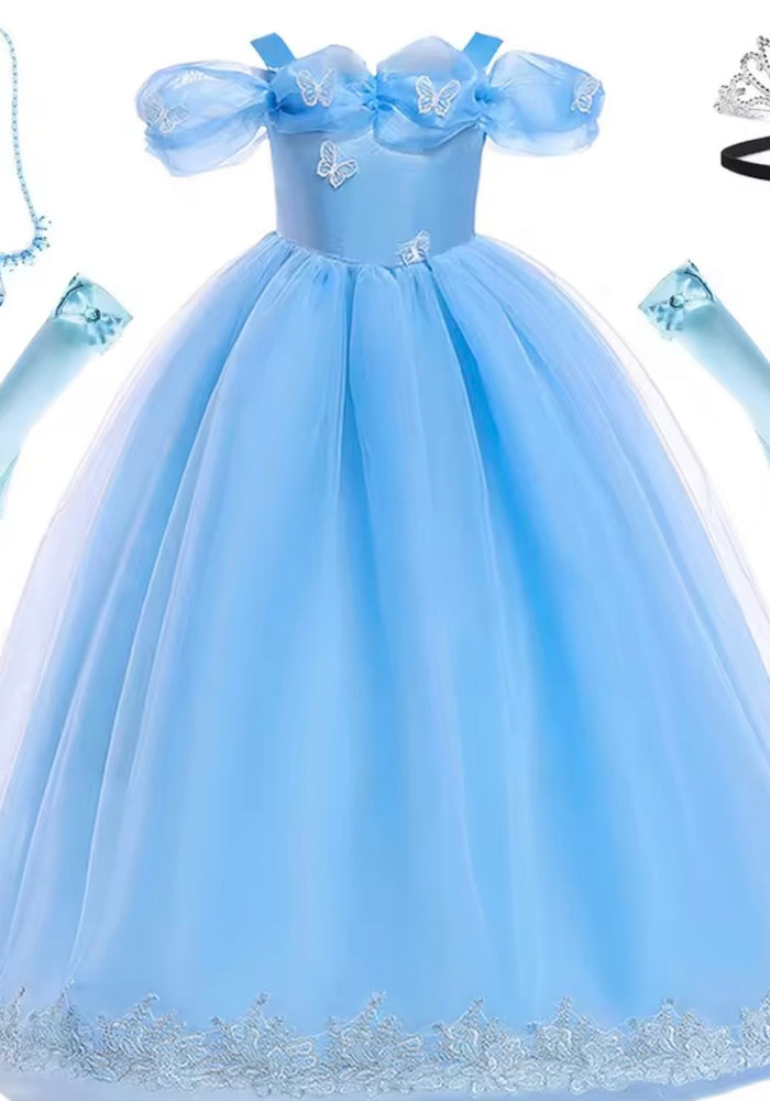 Cinderella Butterfly Princess Luxe Dress & Accessories