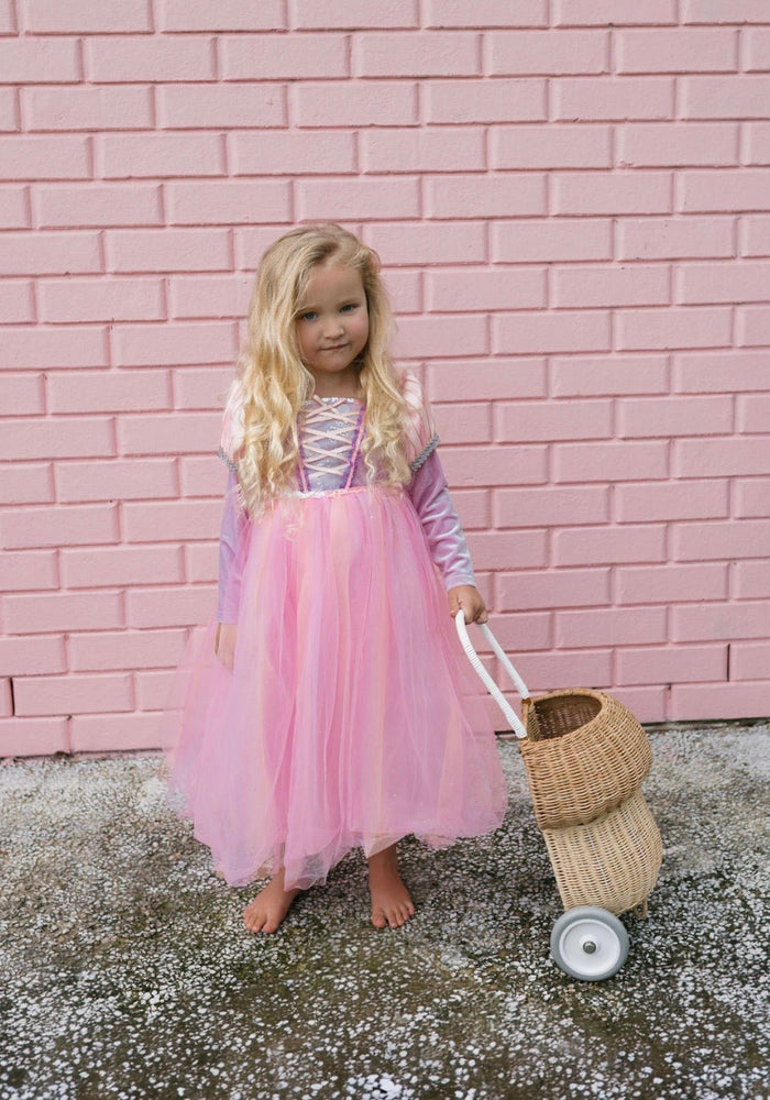 Enchanted Rapunzel Purple Princess Long Sleeve Party Dress Costume - Fox Baby & Co
