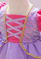 Load image into Gallery viewer, New Mini Baby Rapunzel Luxe Princess Birthday Party Dress - Fox Baby &amp; Co
