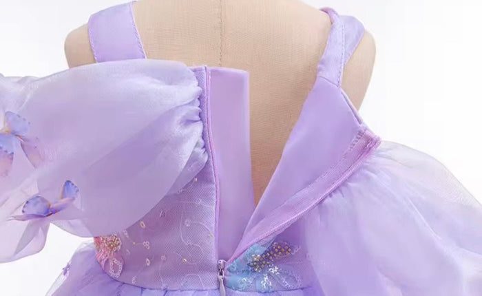 Rapunzel Butterfly Frill Princess Party Dress Costume (Limited Edition) - Fox Baby & Co