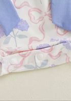 Load image into Gallery viewer, Posy Floral Bow Romper - Blue
