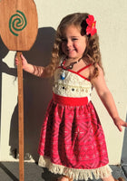 Load image into Gallery viewer, Moana Princess Party Dress Costume - Fox Baby &amp; Co
