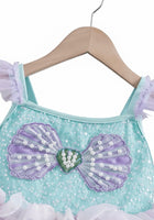 Load image into Gallery viewer, Rainbow Mermaid Luxe Princess Birthday Party Dress - Fox Baby &amp; Co
