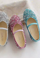 Load image into Gallery viewer, Little Princess Birthday Girl Sparkle Mary Jane Shoe - Fox Baby &amp; Co
