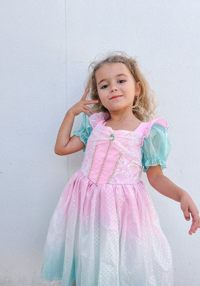 Rainbow Pastel Mermaid Princess Party Dress Costume - Fox Baby & Co
