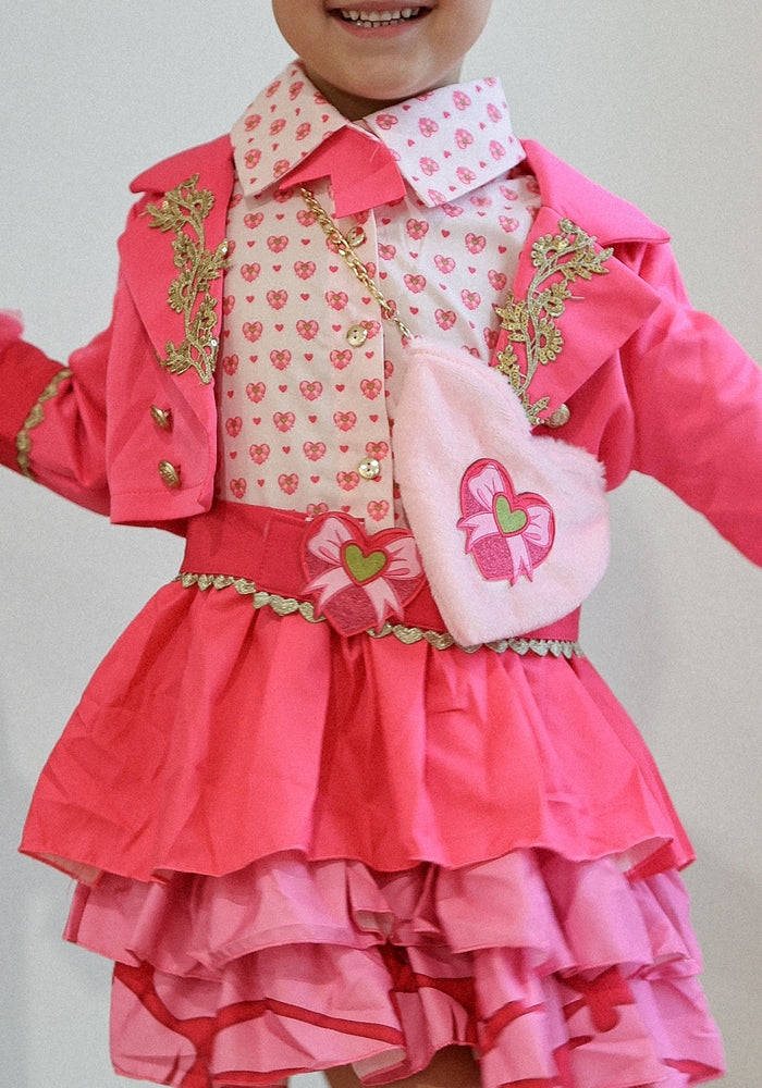 Descendants Inspired Princess Pink Girl Costume Set - Fox Baby & Co