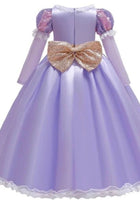 Load image into Gallery viewer, Purple Long Sleeve Princess Party Dress Costume - Fox Baby &amp; Co
