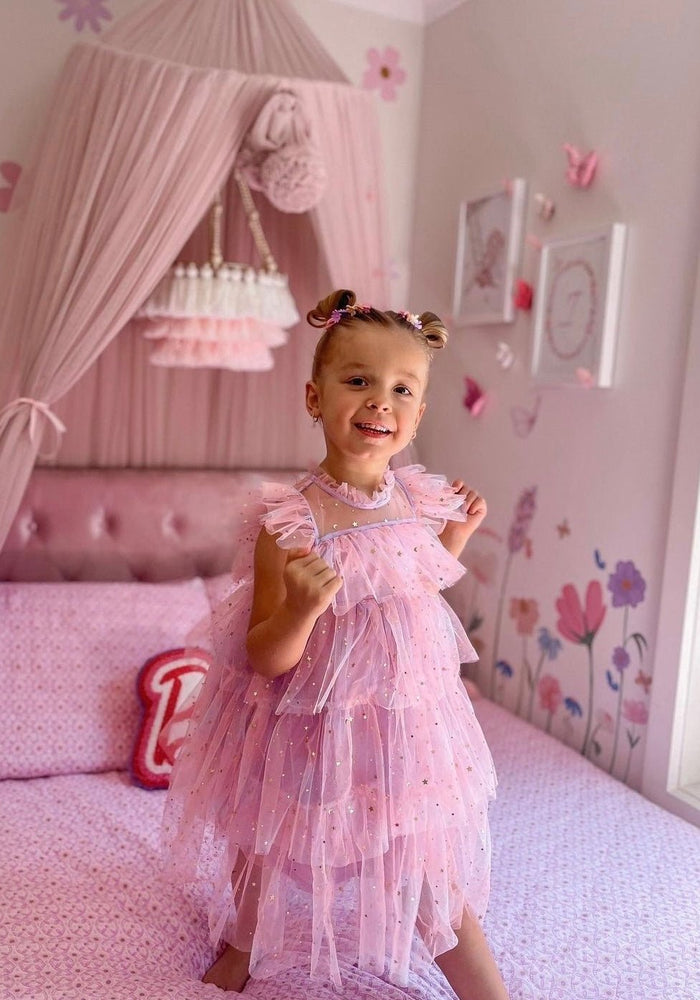 Enchanted Tulle Princess Tulle Birthday Dress Purple - Fox Baby & Co