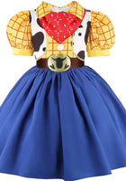 Load image into Gallery viewer, Original Jessie Cowgirl Toy Story Princess Dress &amp; Hat Set 🤠✨ - Fox Baby &amp; Co
