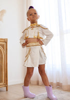 Load image into Gallery viewer, Kids Girls K - POP Inspired Demon Hunter Costume Skirt &amp; Top 2 Piece Set - Fox Baby &amp; Co
