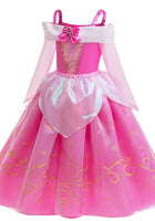 Load image into Gallery viewer, Magical Aurora Pink Princess Long Sleeve Party Dress Costume - Fox Baby &amp; Co
